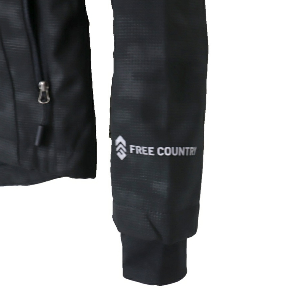 NWT Free Country Black Super Softshell Hood Jacket - Picture 4 of 7